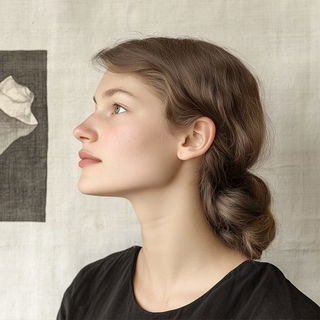 Flash Tattoo Frontier style, Midjourney V6.1: photographic portrait of female protagonist