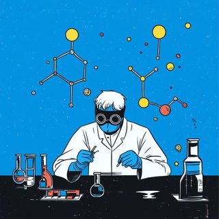 Cloaked Face Atlas style, Midjourney V6.1: editorial illustration for popular scientific magazine cover