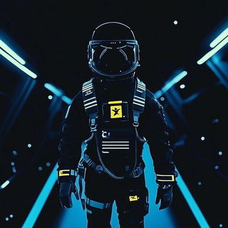 Cloaked Face Atlas style, Midjourney V6.1: cinematic shot from sci-fi movie