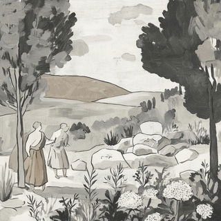 Contourarabesque style, Midjourney V6.1: classical 18th-century oil painting