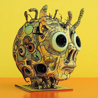 Emblematic Coloratura style, Midjourney V6.1: abstract 3D render