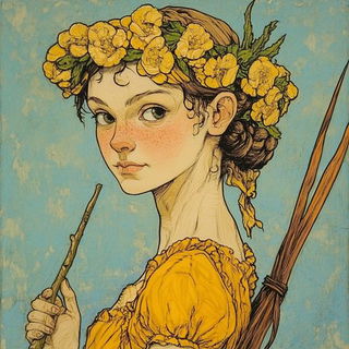 Emblematic Coloratura style, Midjourney V6.1: classical 18th-century oil painting