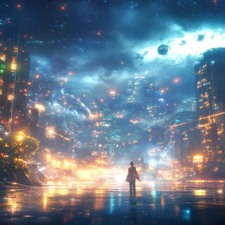 Penfolklore style, Midjourney V6.1: cinematic shot from sci-fi movie