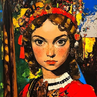 Castellated Terracromancy style, Midjourney V6.1: classical 18th-century oil painting