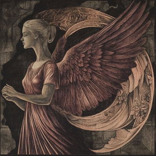 Cloudfire Cloisonne style, Midjourney V6.1: classical 18th-century oil painting