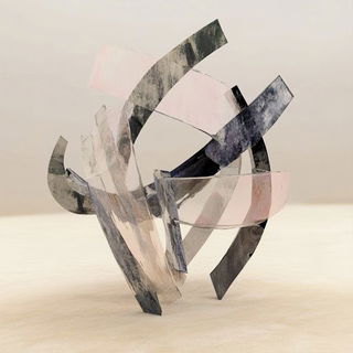 Emeraldwarp style, Midjourney V6.1: abstract 3D render