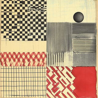 Petalcut style, Midjourney V6.1: creative pattern composition
