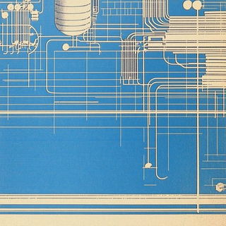 Petalcut style, Midjourney V6.1: technical infrastructure blueprint schematics