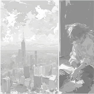 Faunafrontica style, Midjourney V6.1: black-and-white manga comic strip