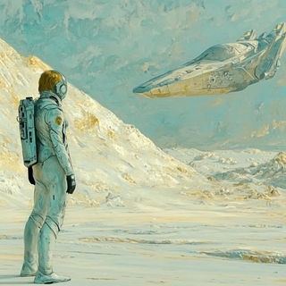 Faunafrontica style, Midjourney V6.1: cinematic shot from sci-fi movie