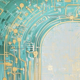 Faunafrontica style, Midjourney V6.1: technical infrastructure blueprint schematics