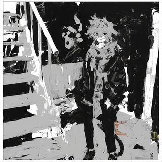 Glazewake style, Midjourney V6.1: black-and-white manga comic strip