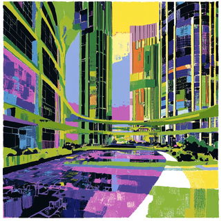 Cragframe style, Midjourney V6.1: megacity with futuristic bioarchitecture