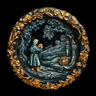 Blackbox Scenic Rupture style, Midjourney V6.1: classical 18th-century oil painting