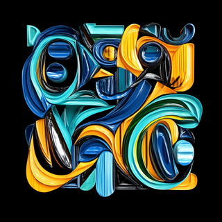 Blackbox Scenic Rupture style, Midjourney V6.1: typographic composition with large letters