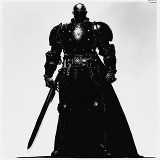 Chromaferric Distortion style, Midjourney V6.1: concept art character design of retropunk steam knight