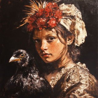 Reliefrococo style, Midjourney V6.1: traditional folk art