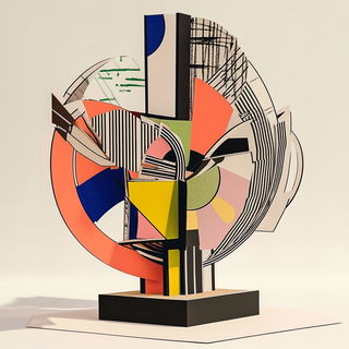 Cartonex style, Midjourney V6.1: abstract 3D render