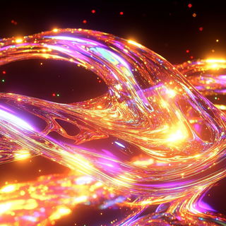 Petalithics style, Midjourney V6.1: abstract 3D render