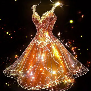 Petalithics style, Midjourney V6.1: haute-couture fashion outfit