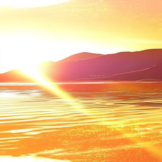Petalithics style, Midjourney V6.1: realistic landscape photograph of quiet dawn