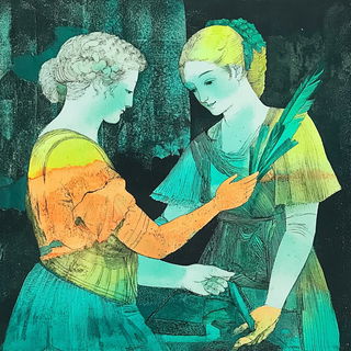 Facetelongue style, Midjourney V6.1: classical 18th-century oil painting
