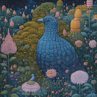 Chromabotany style, Midjourney V6.1: traditional folk art