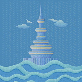 Chromabotany style, Midjourney V6.1: bold minimalist logo design for Istanbul city municipal services