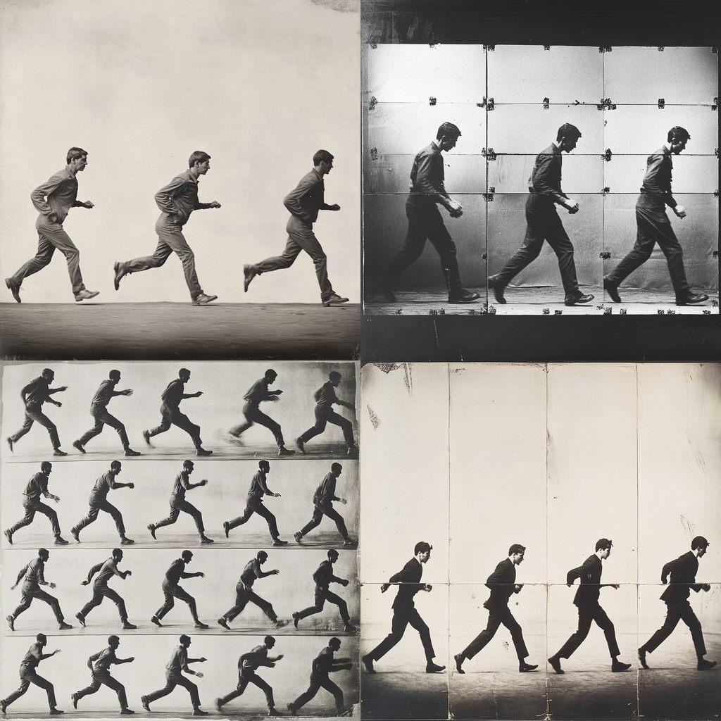 Eadweard Muybridge style, Midjourney V6.1, render 1 of 4