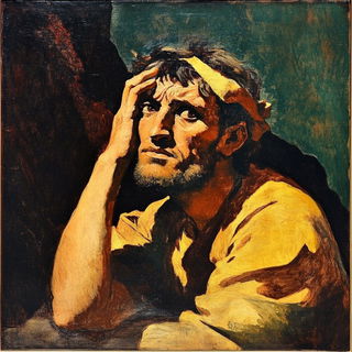 Skywall Monumentalism style, Midjourney V6.1: classical 18th-century oil painting