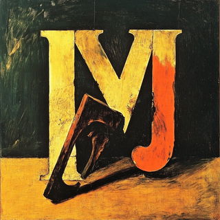 Skywall Monumentalism style, Midjourney V6.1: typographic composition with large letters