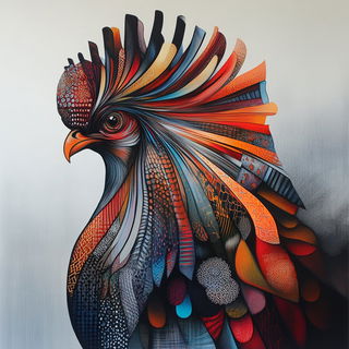 Gilded Lineage style, Midjourney V6.1: traditional folk art