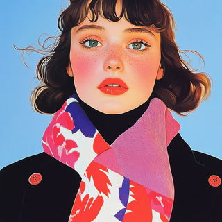 Plumeheart style, Midjourney V6.1: photographic portrait of female protagonist