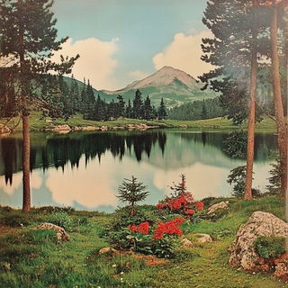 Lunarchisel style, Midjourney V6.1: realistic landscape photograph of quiet dawn