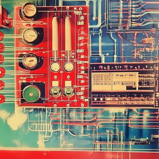 Lunarchisel style, Midjourney V6.1: technical infrastructure blueprint schematics