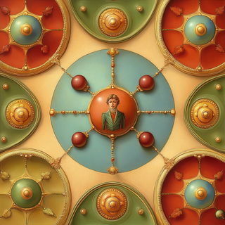 Hummingbird Chromafloat style, Midjourney V6.1: creative pattern composition