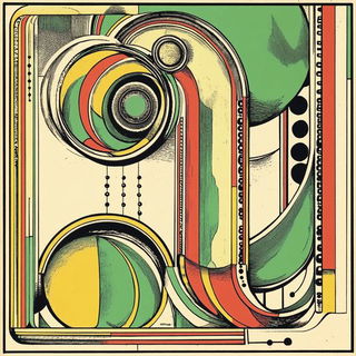 Engravalia style, Midjourney V6.1: creative pattern composition