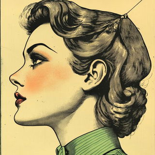 Engravalia style, Midjourney V6.1: photographic portrait of female protagonist