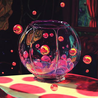 Kurofude Atelier style, Midjourney V6.1: abstract 3D render