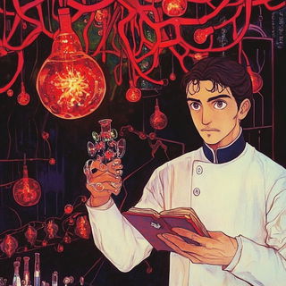 Kurofude Atelier style, Midjourney V6.1: editorial illustration for popular scientific magazine cover