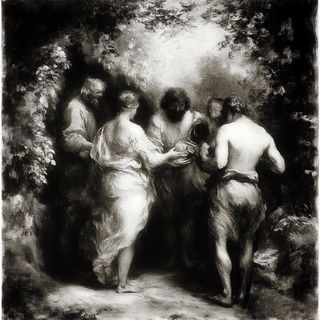 Chrysoprase Outpost style, Midjourney V6.1: classical 18th-century oil painting