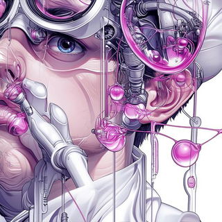 Brightlocked Terrain style, Midjourney V6.1: editorial illustration for popular scientific magazine cover