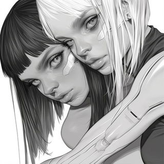 Brightlocked Terrain style, Midjourney V6.1: black-and-white manga comic strip