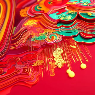 Countercurrent Shanshui style, Midjourney V6.1: abstract 3D render