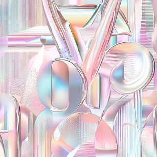 Neon Cliffs on Felt style, Midjourney V6.1: typographic composition with large letters