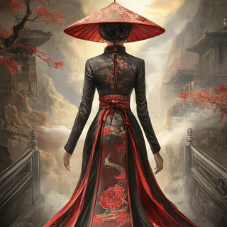 Anansi Coralwork style, Midjourney V6.1: haute-couture fashion outfit