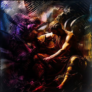 Marblestroke style, Midjourney V6.1: classical 18th-century oil painting