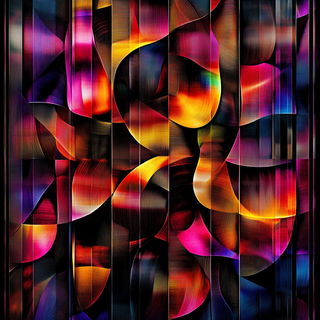 Marblestroke style, Midjourney V6.1: creative pattern composition