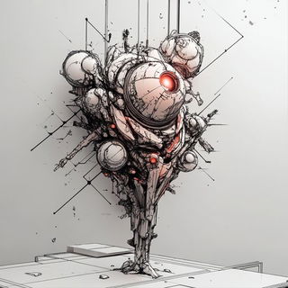 Sunroomemory style, Midjourney V6.1: abstract 3D render
