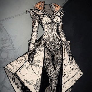 Sunroomemory style, Midjourney V6.1: haute-couture fashion outfit